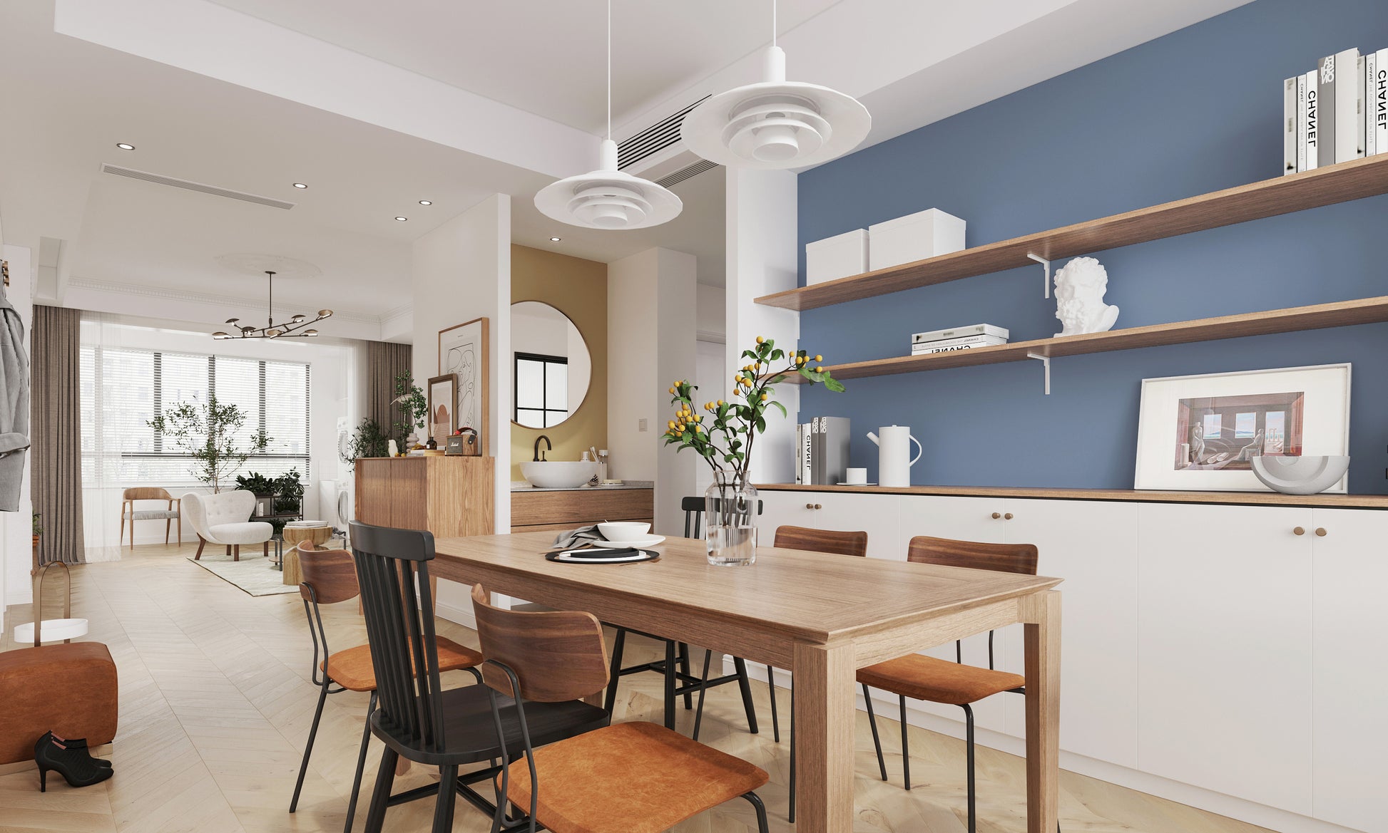 Scandinavian Style/3D Interior Design