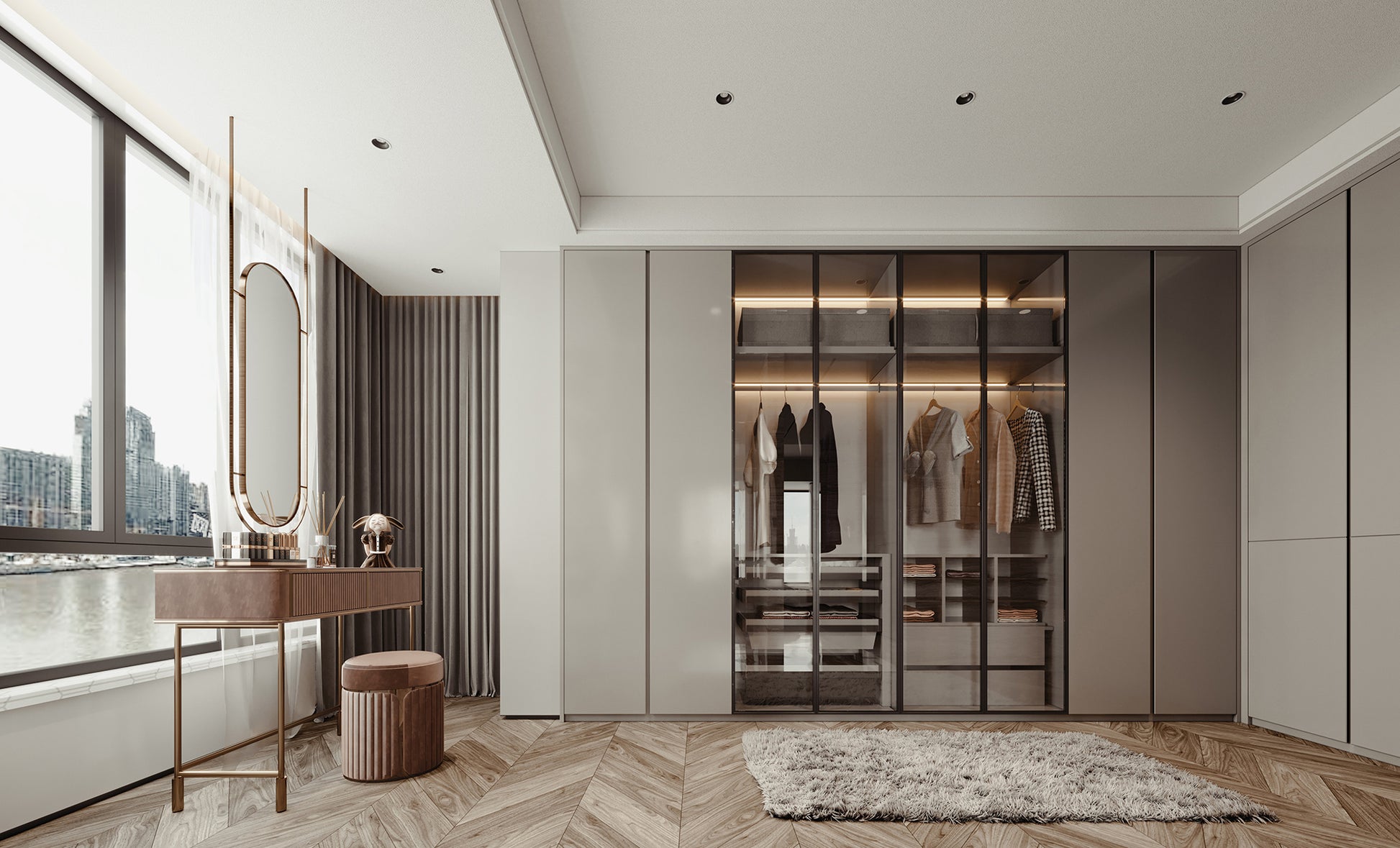 Luxury Glam Style/3D Interior Design