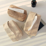 Cotton Fabric Tissue Box Holder - Elegant & Functional