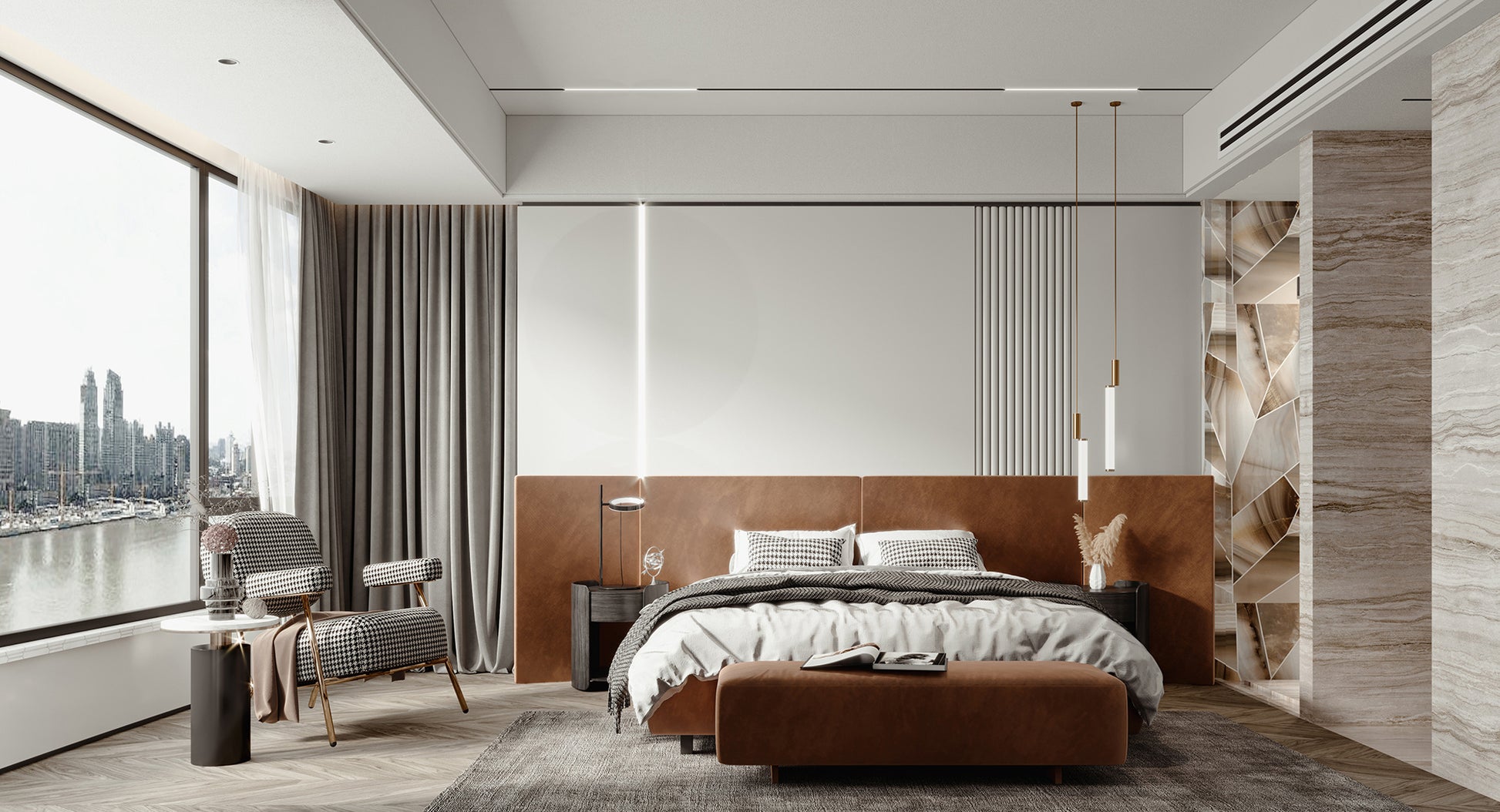 Luxury Glam Style/3D Interior Design