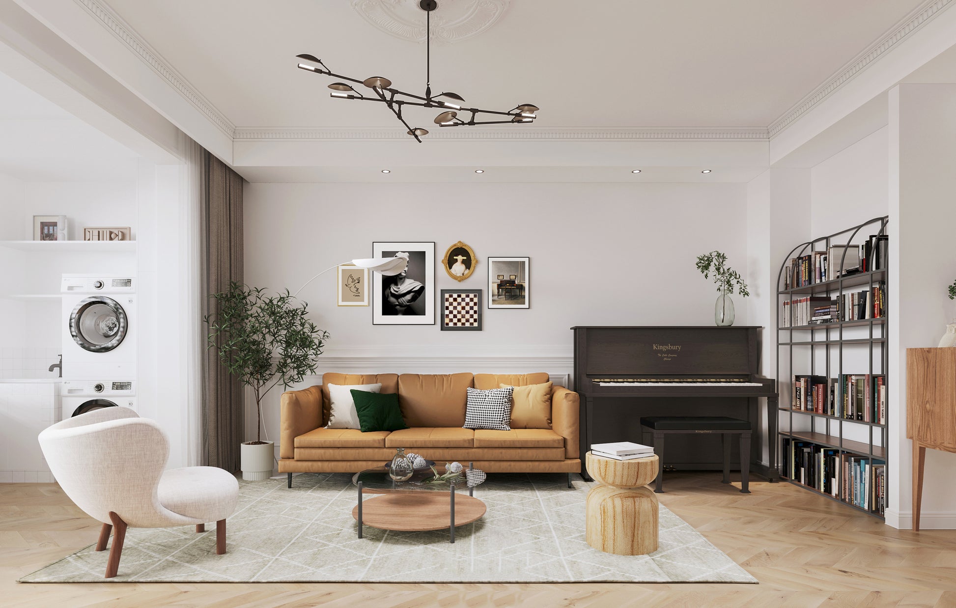 Scandinavian Style/3D Interior Design
