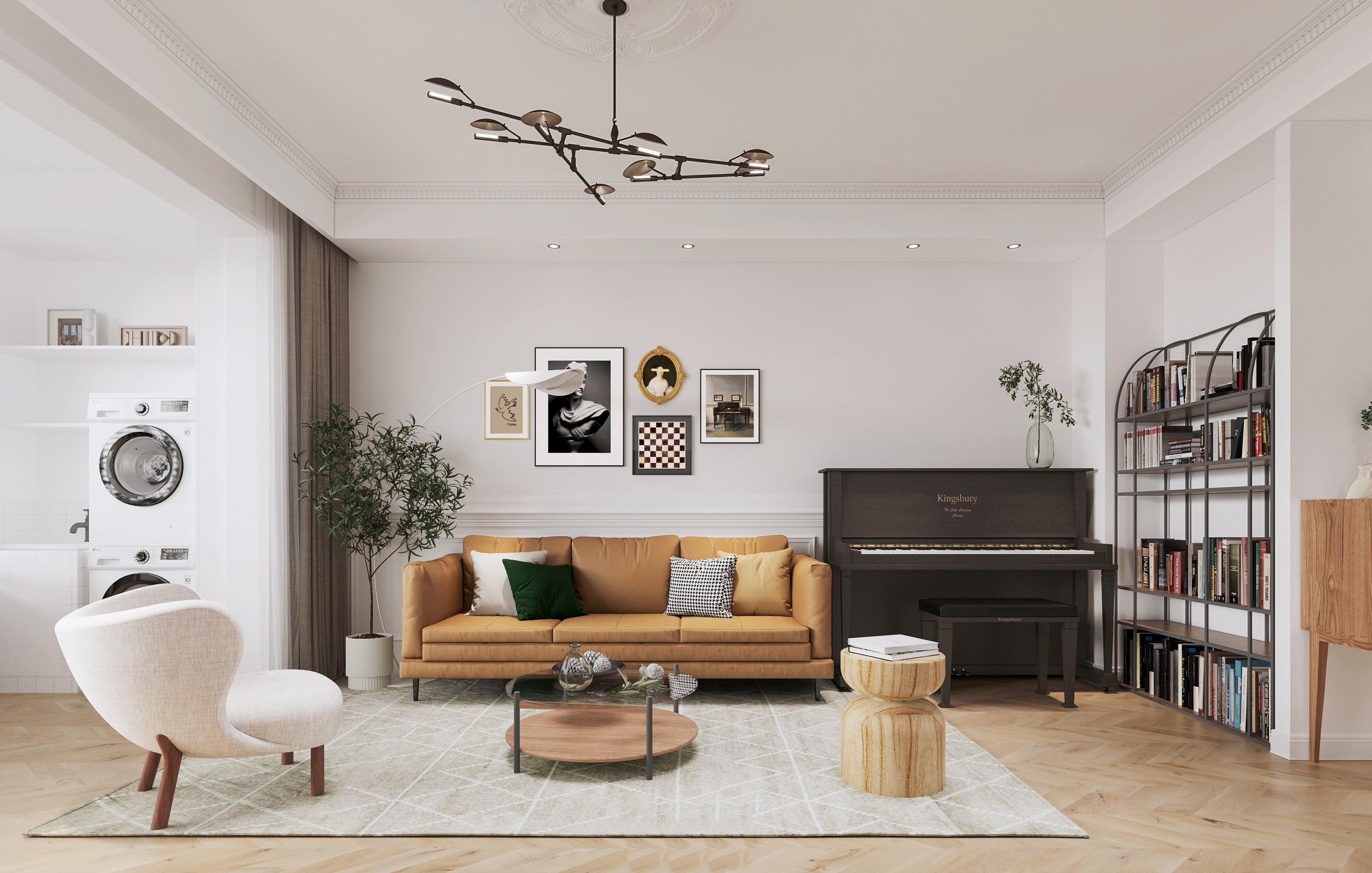 Scandinavian Style/3D Interior Design