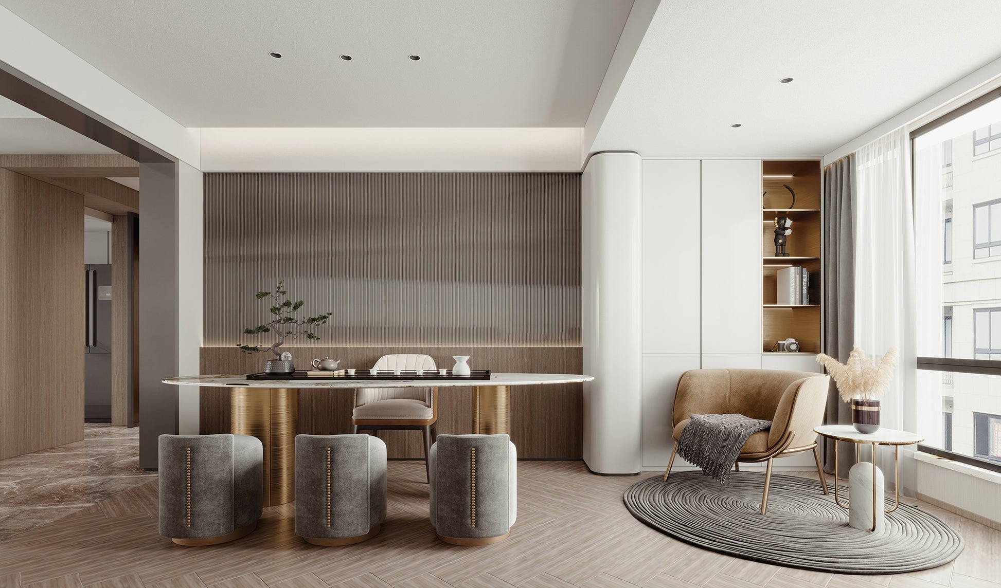 Luxury Glam Style/3D Interior Design