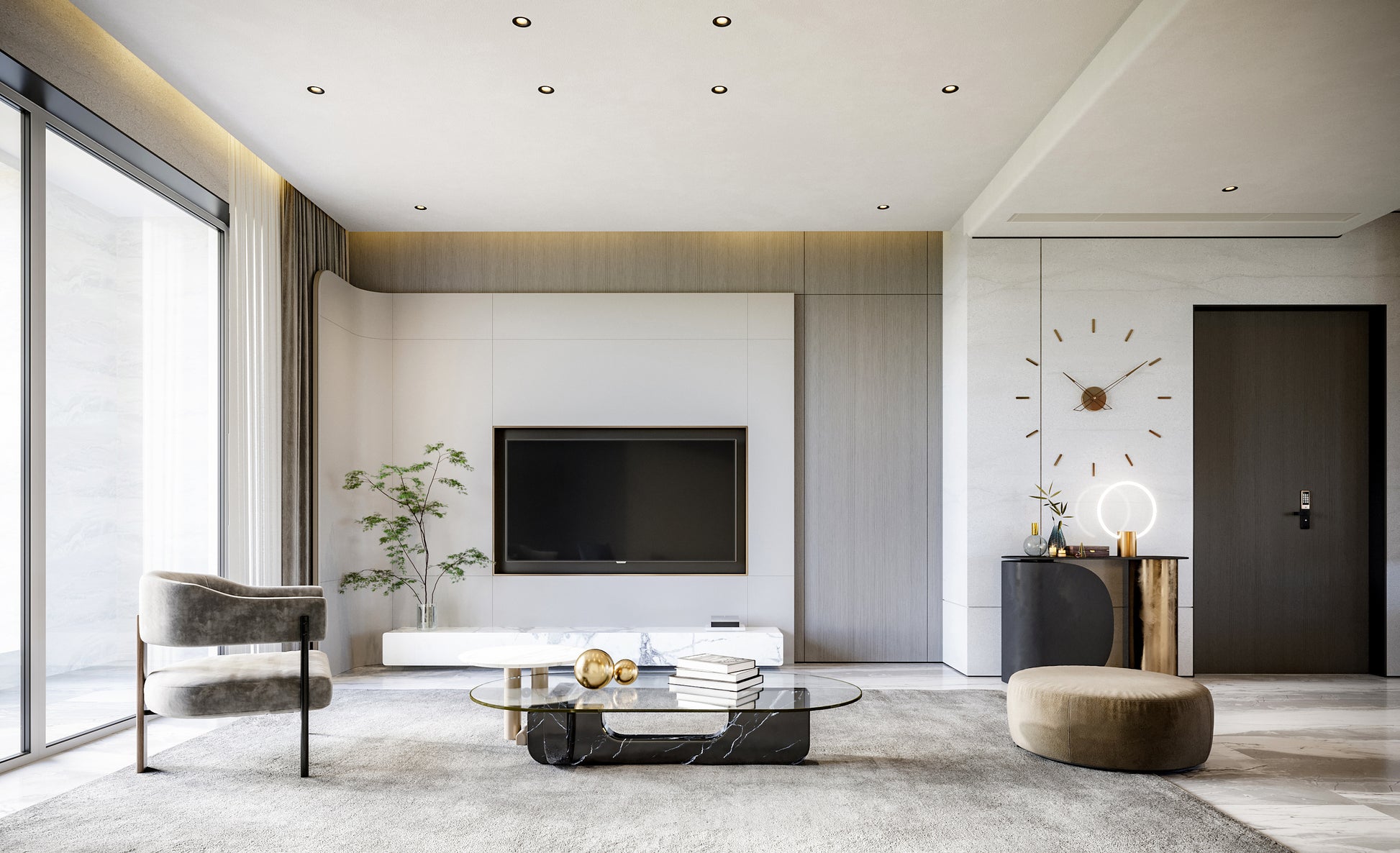 Contemporary Style/3D Interior Design
