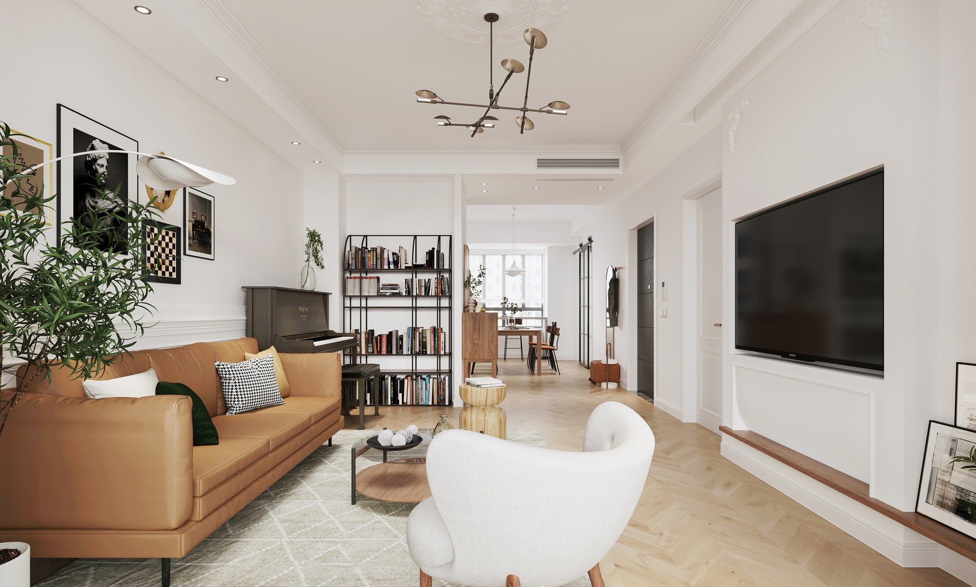 Scandinavian Style/3D Interior Design