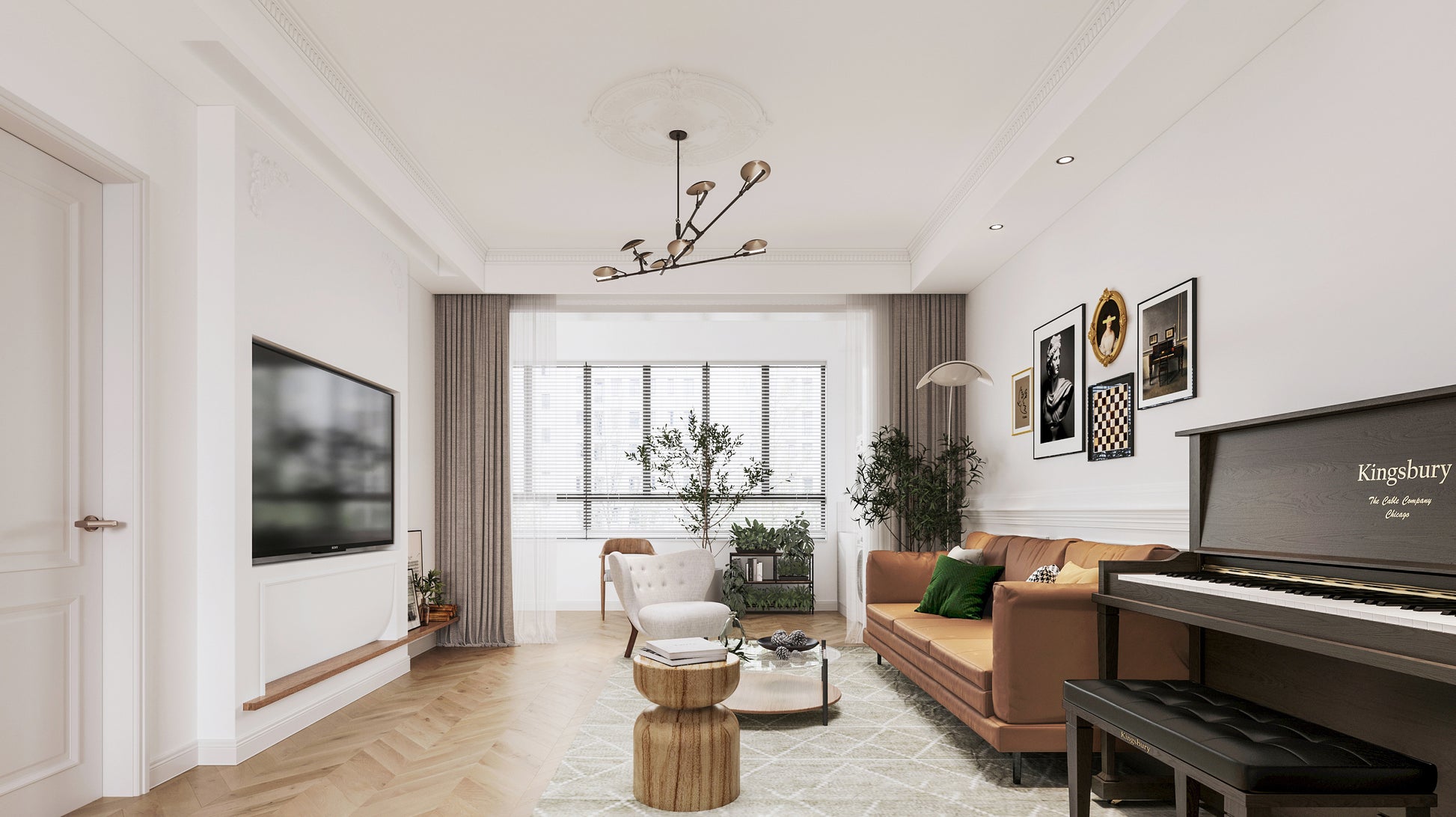 Scandinavian Style/3D Interior Design