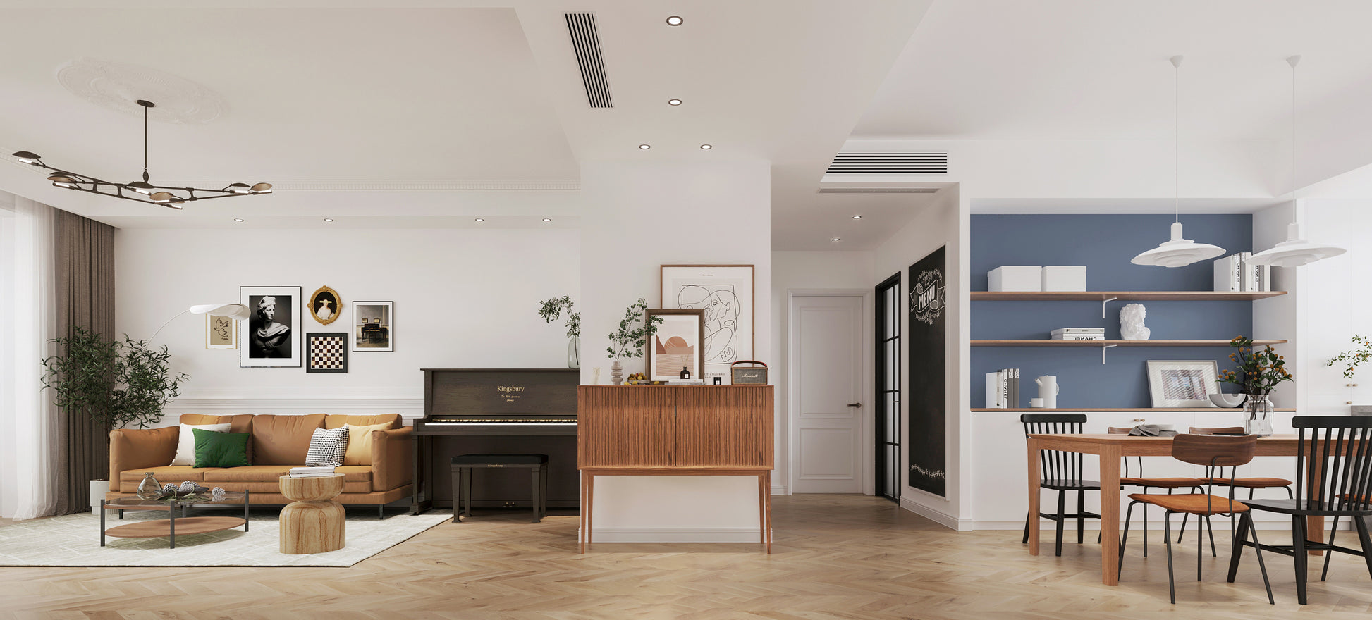 Scandinavian Style/3D Interior Design